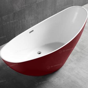 Обзор товара Красная акриловая ванна ABBER  AB9233R 184х79